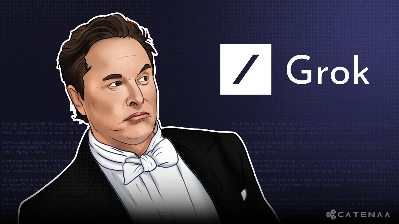 Elon Musk's xAI unveils Grok, a witty AI model with real-time access. Musk praises its versatility and sarcasm.