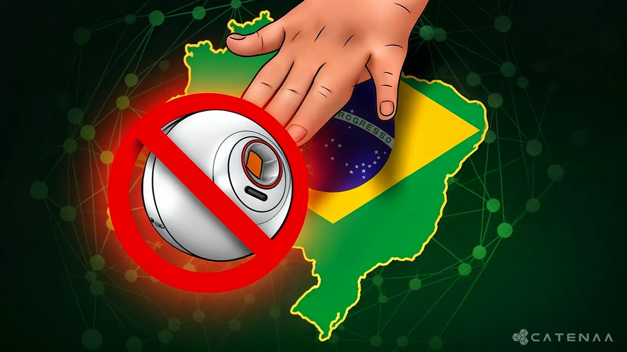 Brazil Bans Worldcoin from Offering Incentives for Biometric Data featured