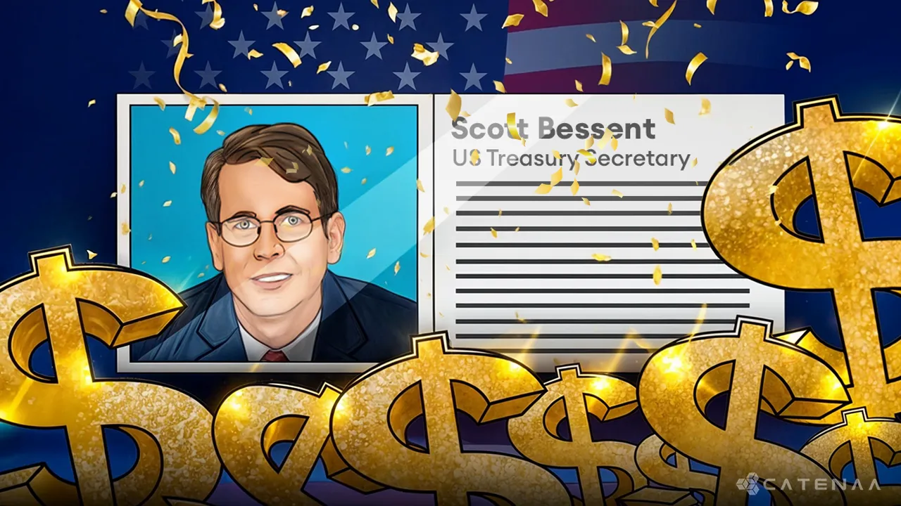 Pro-Crypto Scott Bessent Confirmed US Treasury Secretary