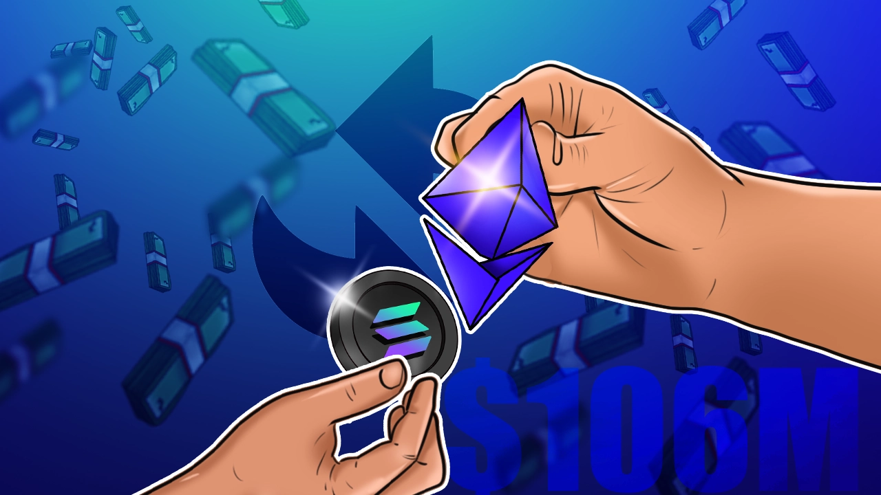 Galaxy Swaps $106M ETH for SOL as ETH Slumps