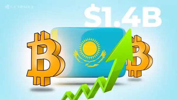 Kazakhstan Crypto Market Hits $1.4B, Eyes Top Spot