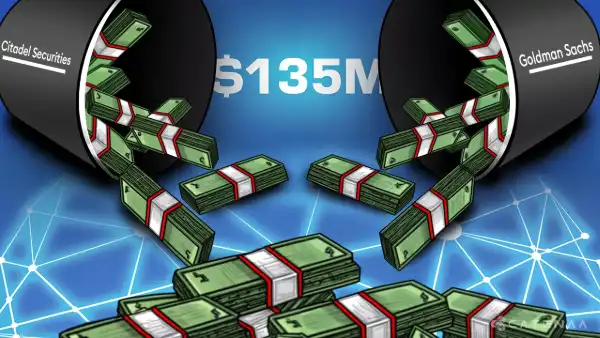 Goldman Sachs, Citadel Back $135M Round for Crypto Firm