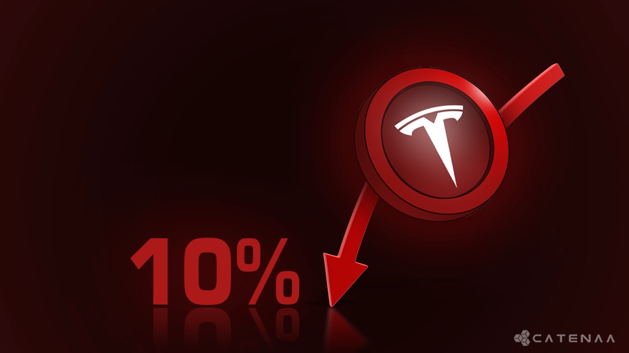 Tesla Shares Falls Over 10% With Trump Musk Feud