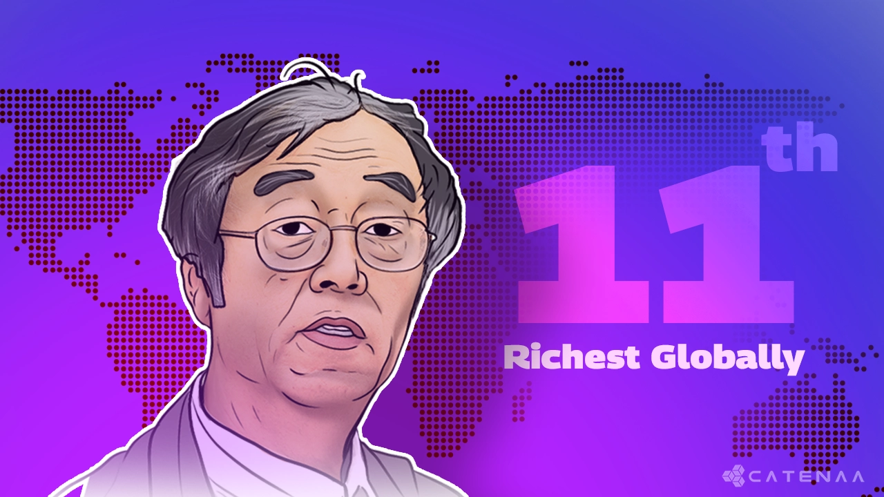 Bitcoin Creator Satoshi Nakamoto Becomes 11th Richest Person