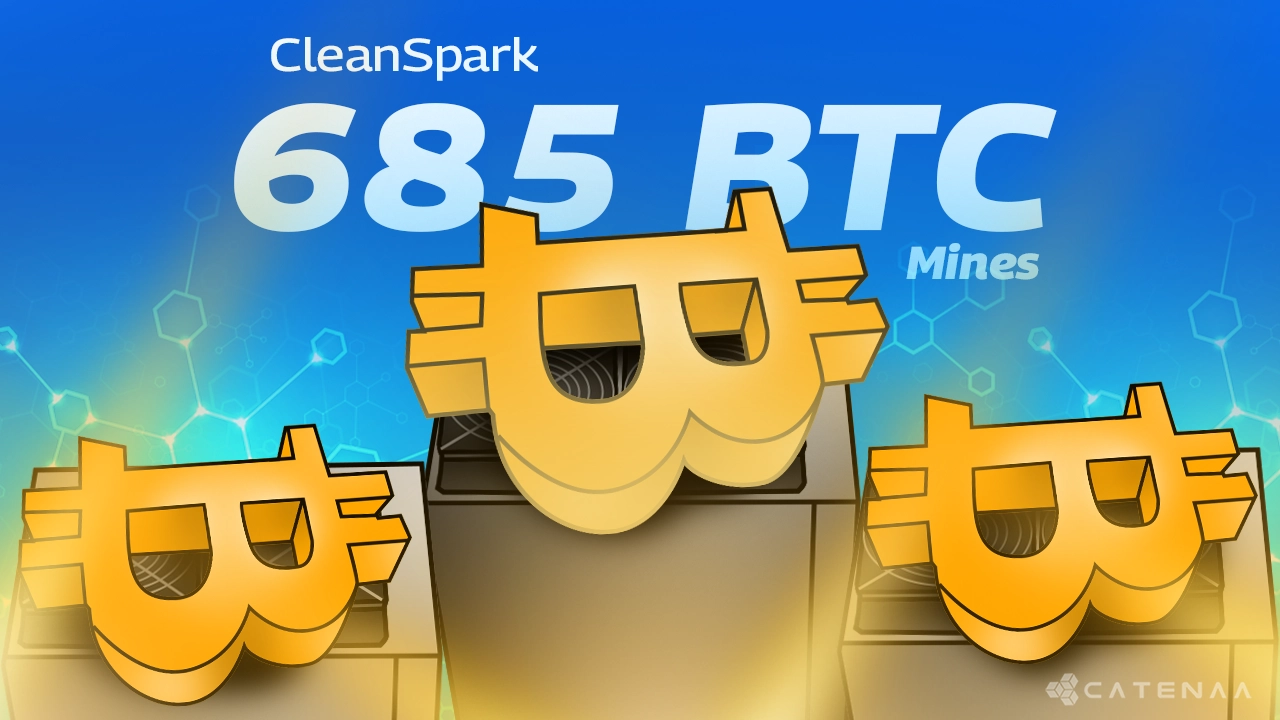 CleanSpark Mines 685 BTC in June, Hashrate Up 145% YoY